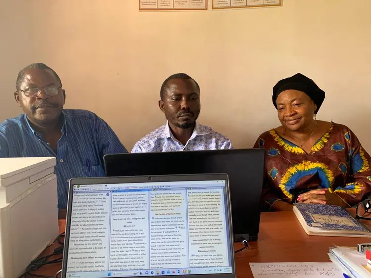 Working on the translation